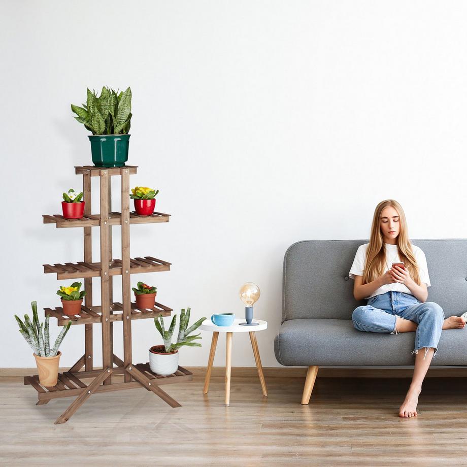 B2X Etagère à plantes 5 étagères  