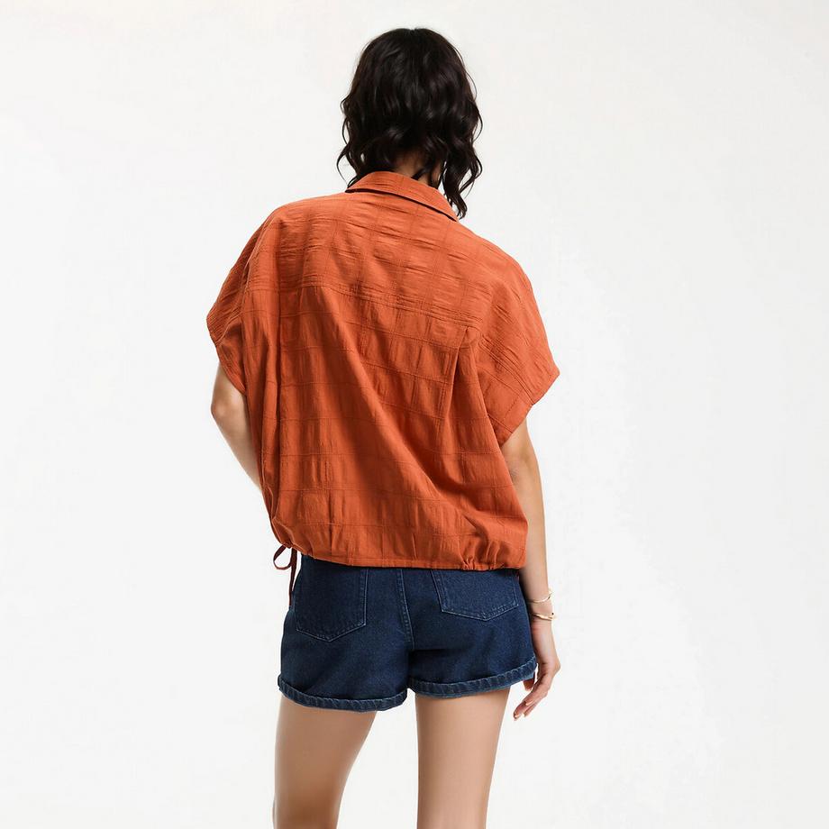 La Redoute Collections Camicia Ampia Maniche Corte  