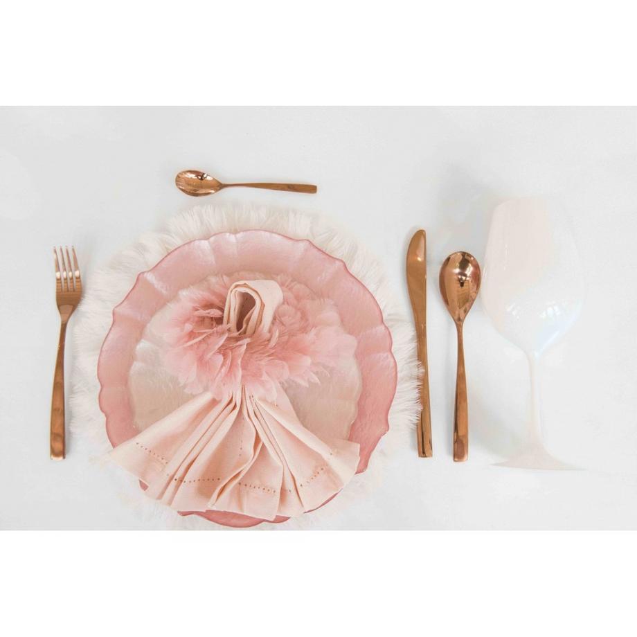 Aulica  Kupferne Dessertlöffel - Set von 6 