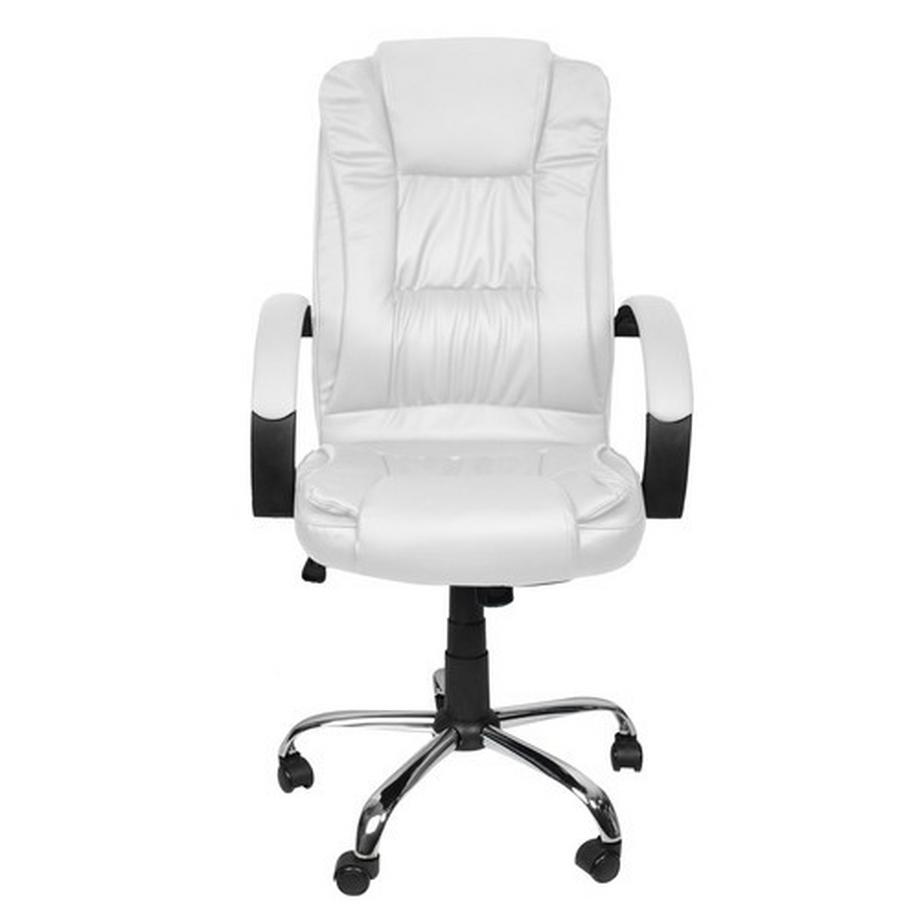 Malatec  Chaise de bureau, éco-cuir - blanc, Malatec 23240 