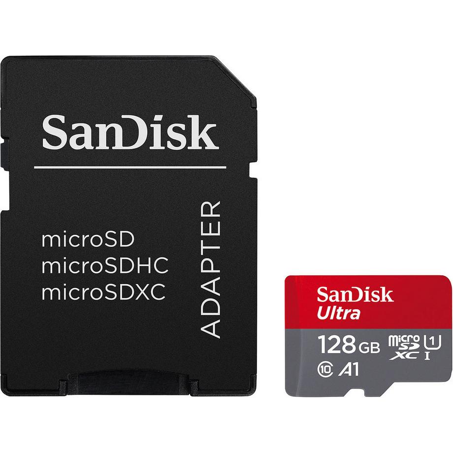 SanDisk  Ultra microSDXC (SDSQUAB-128G-GN6MA), 128 GB, 140 MB/s, U1 / A1 