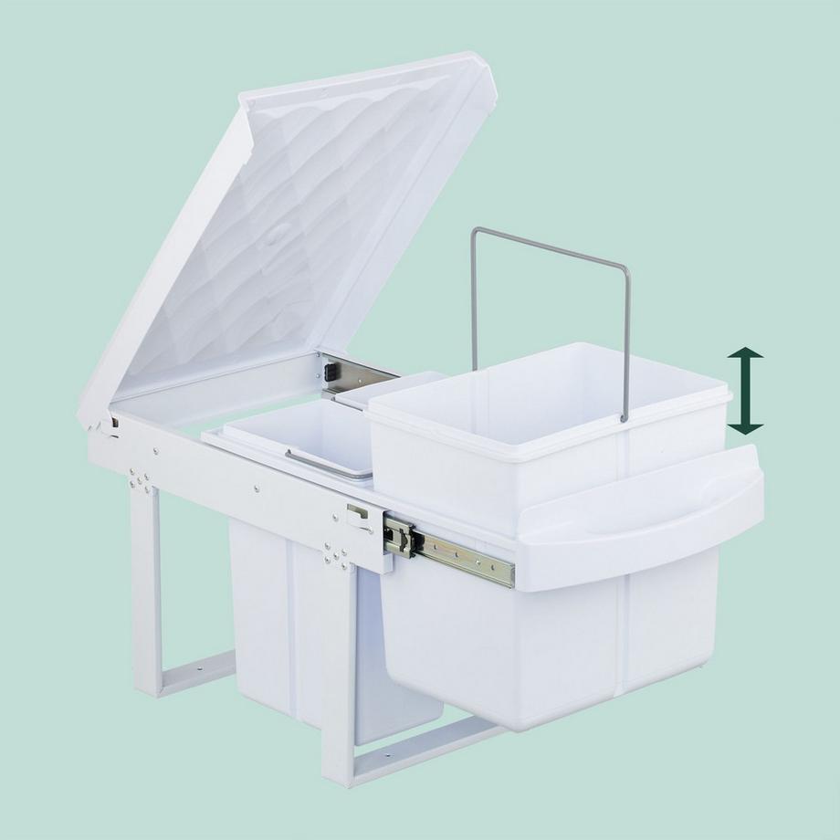 Northix Cestino estraibile per la raccolta differenziata dei rifiuti  