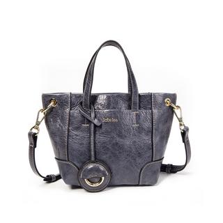 Kate Lee  Petit sac porté main ou bandoulière en cuir Tane gris 