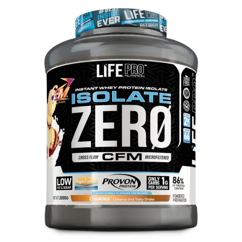 Image of Whey Isolate Zero 2kg Life Pro | Cookie Unisex Gelb Bunt ONE SIZE