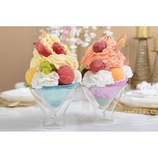 Aulica LOT DE 4 COUPES A GLACES DOUBLE PAROI  