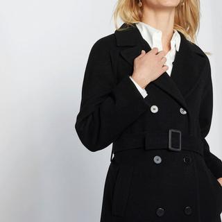 La Redoute Collections  Manteau long fermeture boutonnée 