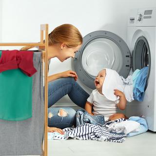 Northio Cesto portabiancheria con 2 scomparti  