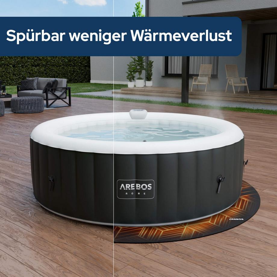 Arebos  Tapis de protection du sol  Tapis puzzle Tapis pour piscine x25 