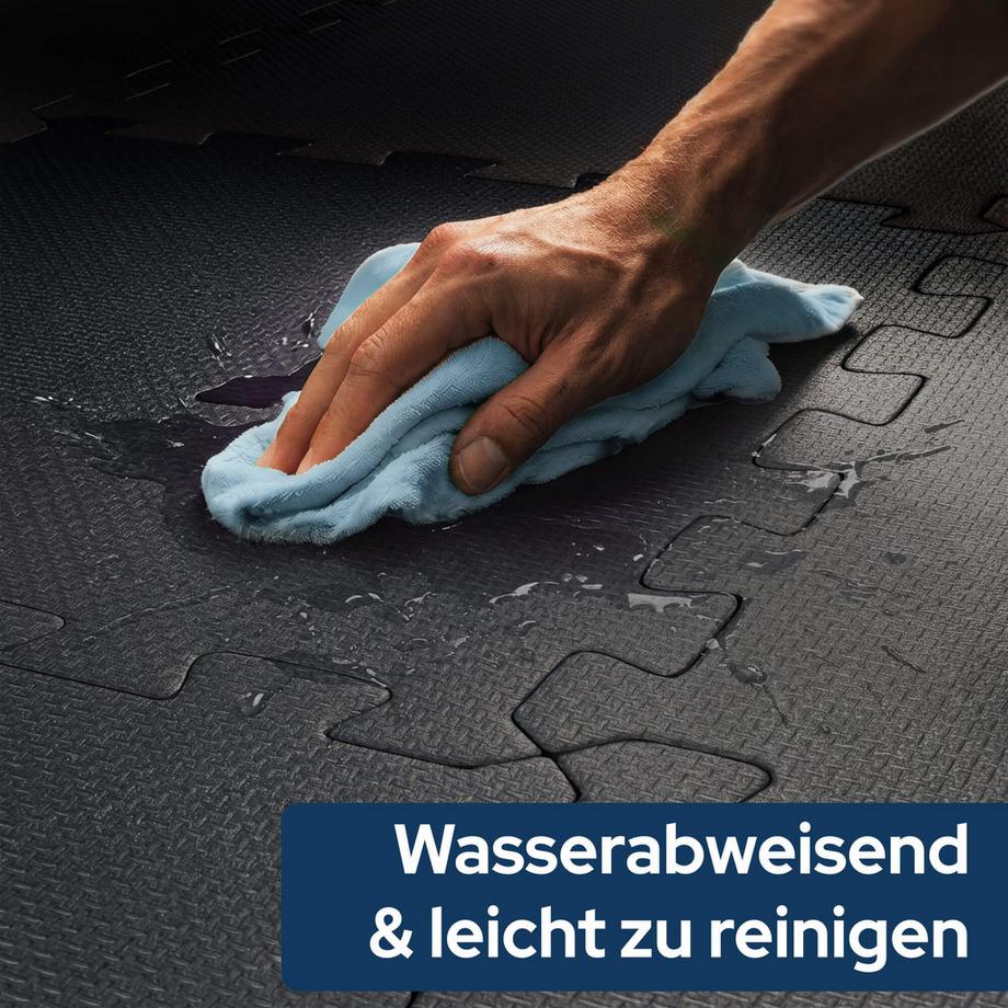 Arebos  Tapis de protection du sol  Tapis puzzle Tapis pour piscine x25 