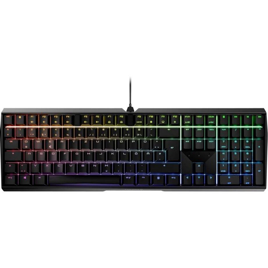 Cherry  MX BOARD 3 S, Deutsches Layout, QWERTZ Tastatur, kabelgebundene Tastatur, MX red silent 