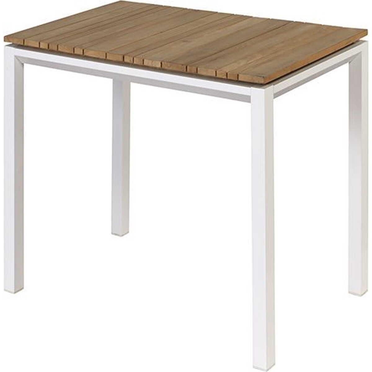 mutoni living Table de jardin Milan teck 90x90  