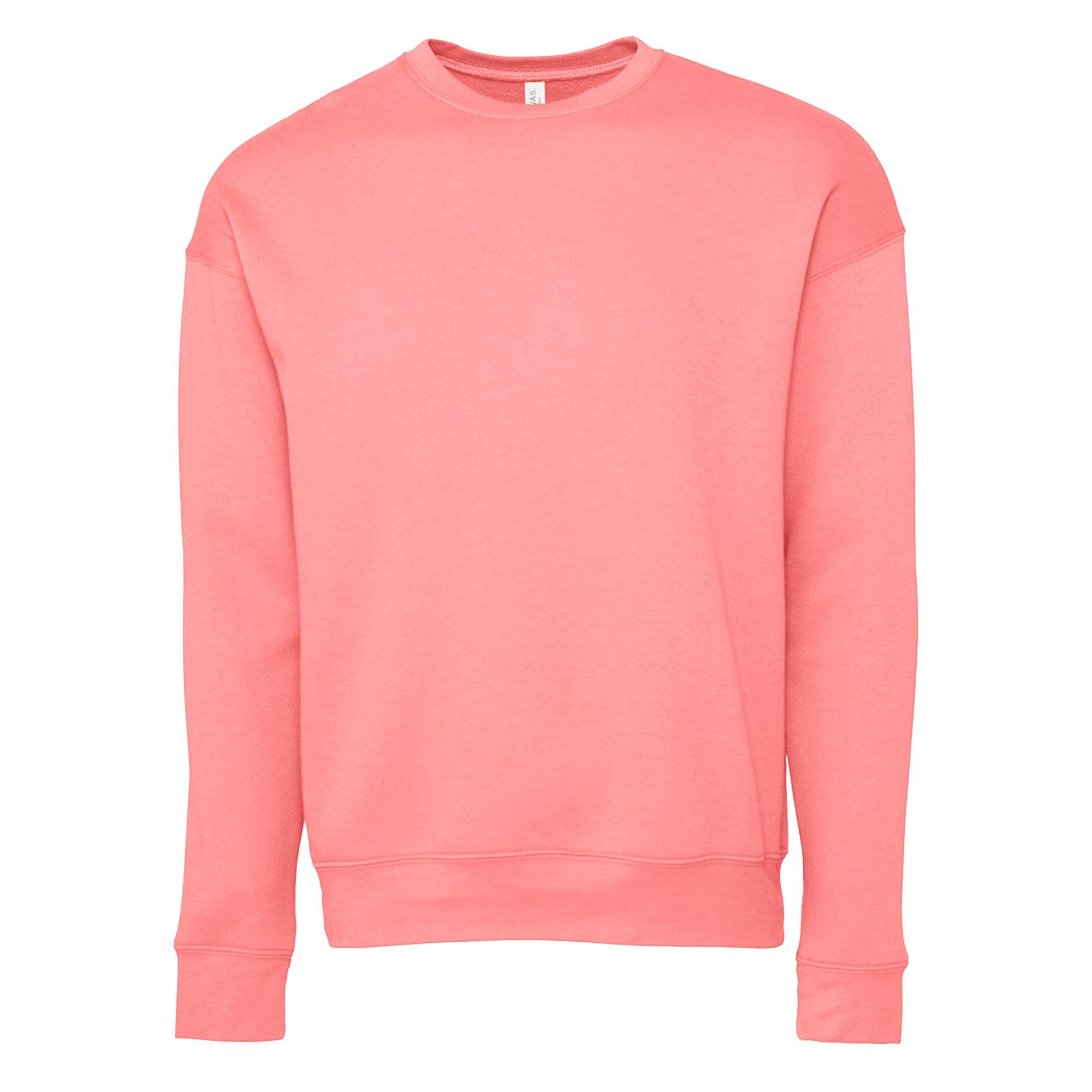 Image of Erwachsene Drop Schulter Sweatshirt Damen Pink S