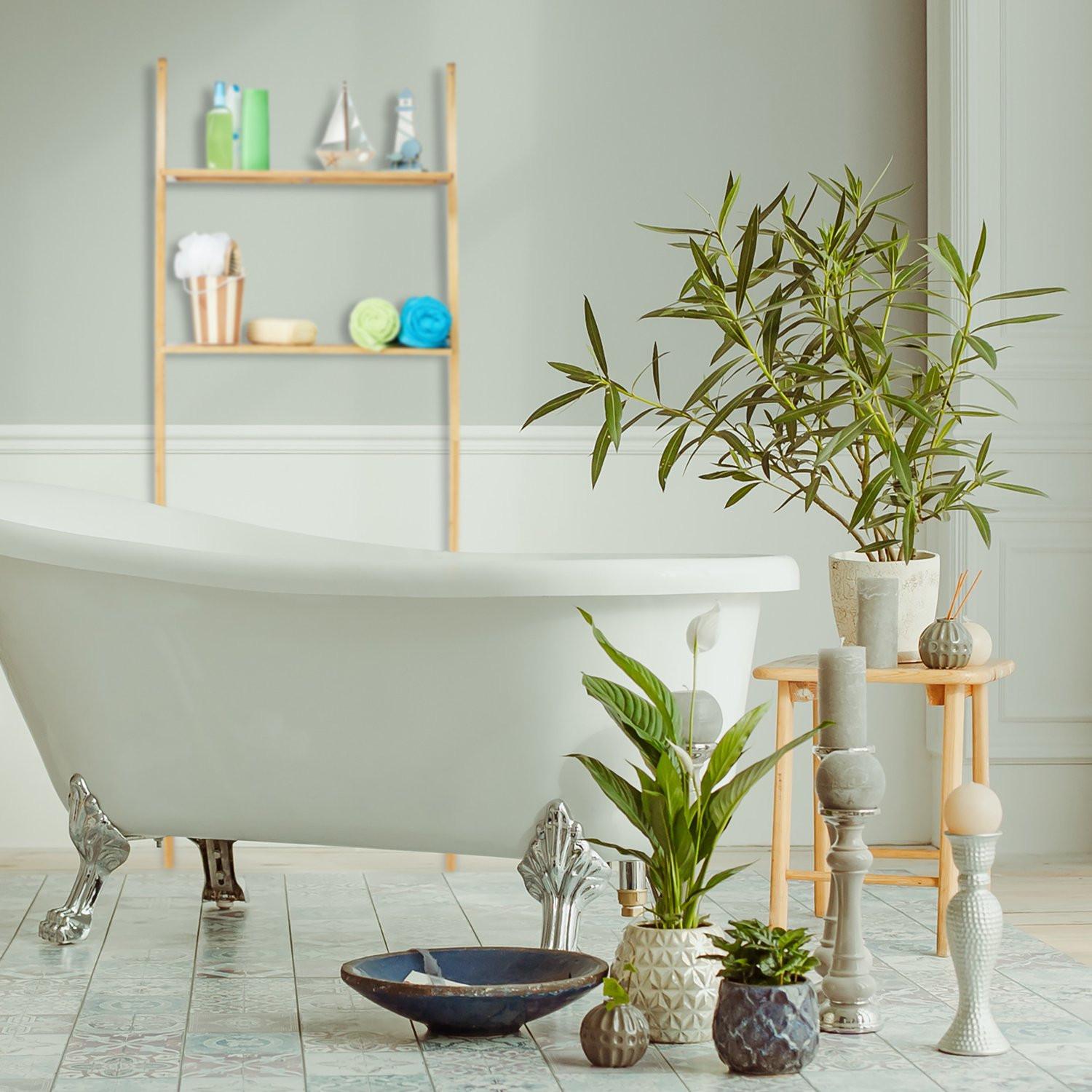 B2X Waschmaschinenregal aus Bambus  