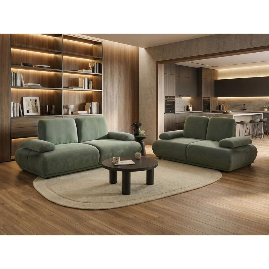 Beliani Salon pour 5 personnes en Tissu Moderne NACKA  
