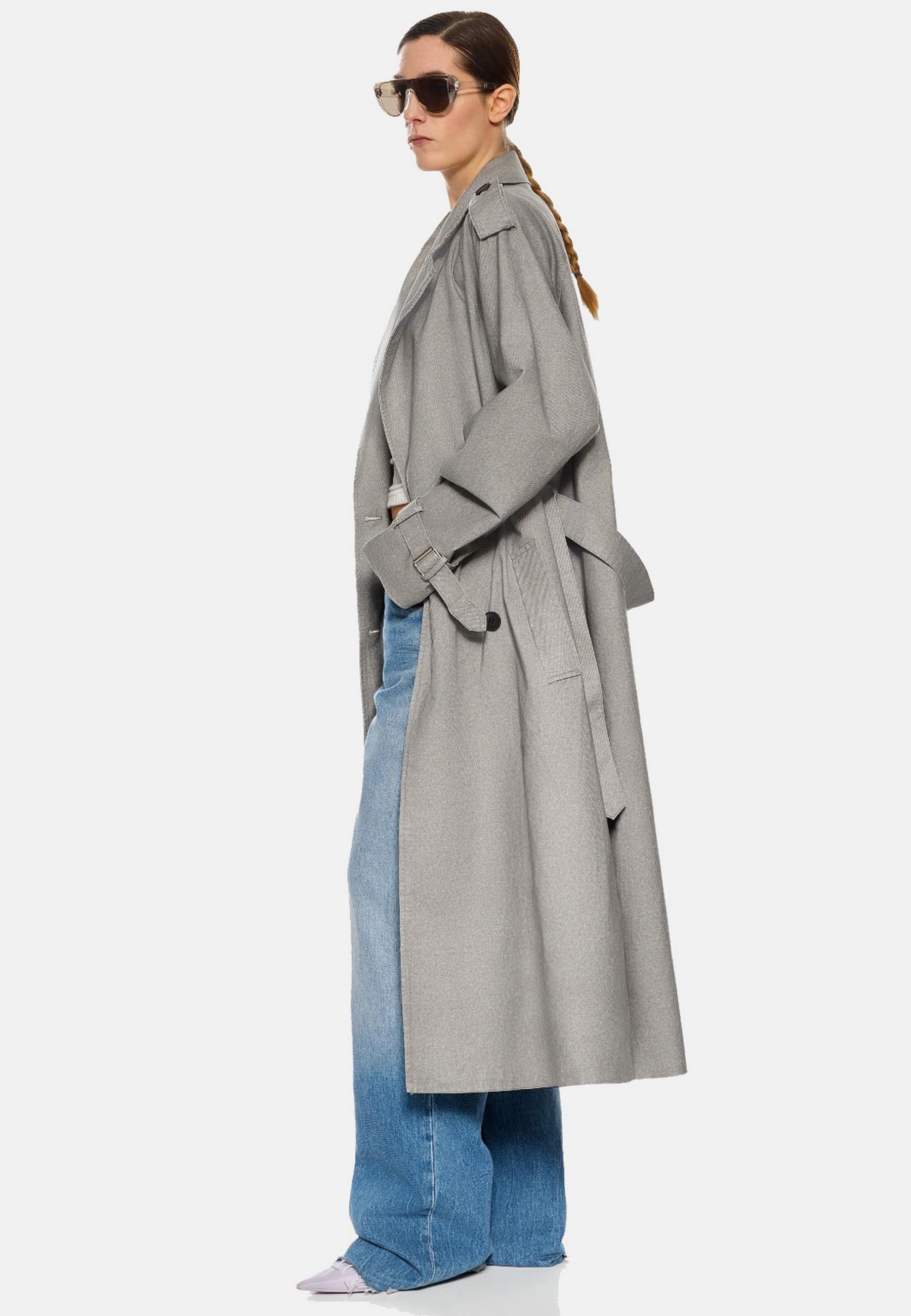 RICANO  Trench-coat da donna Clarissa, cappotto lungo al polpaccio 