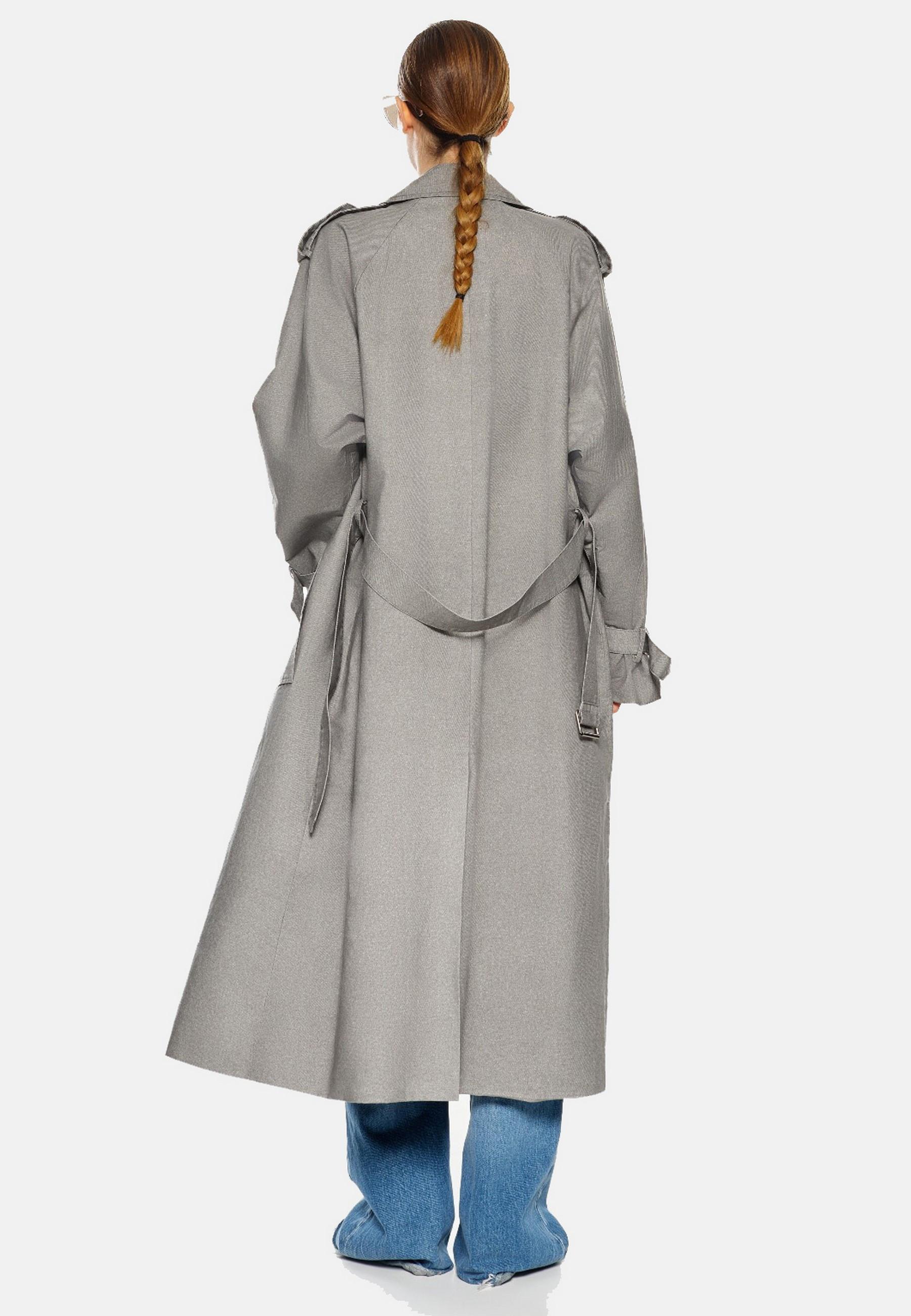 RICANO  Trench-coat da donna Clarissa, cappotto lungo al polpaccio 