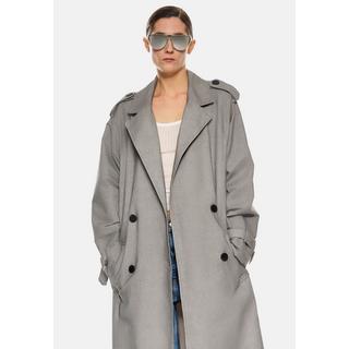 RICANO  Trench-coat da donna Clarissa, cappotto lungo al polpaccio 