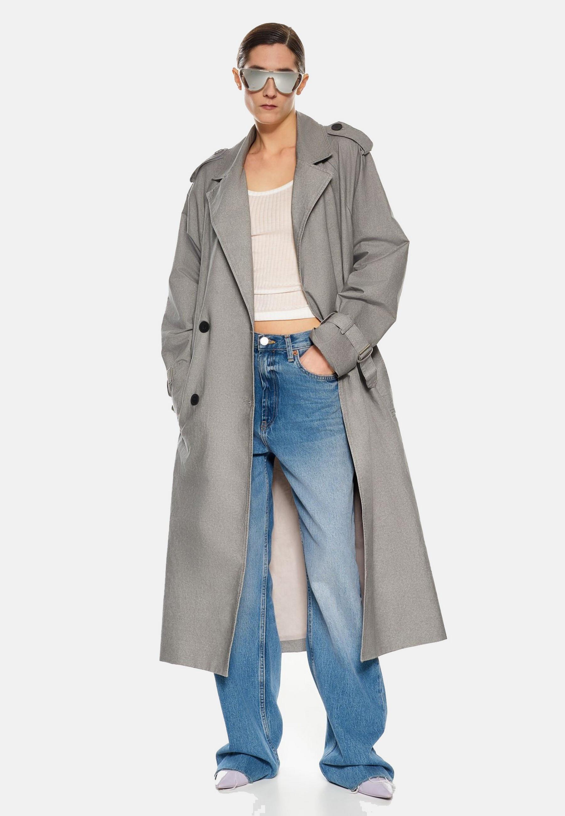 RICANO  Trench-coat da donna Clarissa, cappotto lungo al polpaccio 