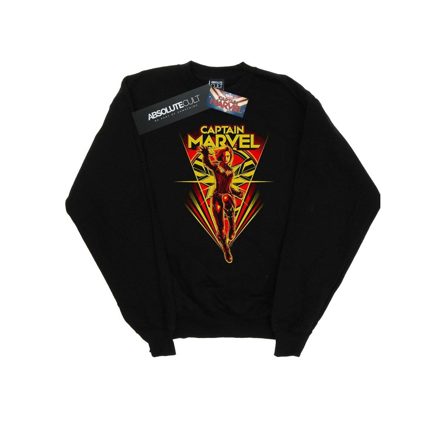 Image of Captain Flying V Sweatshirt Mädchen Schwarz 140/146