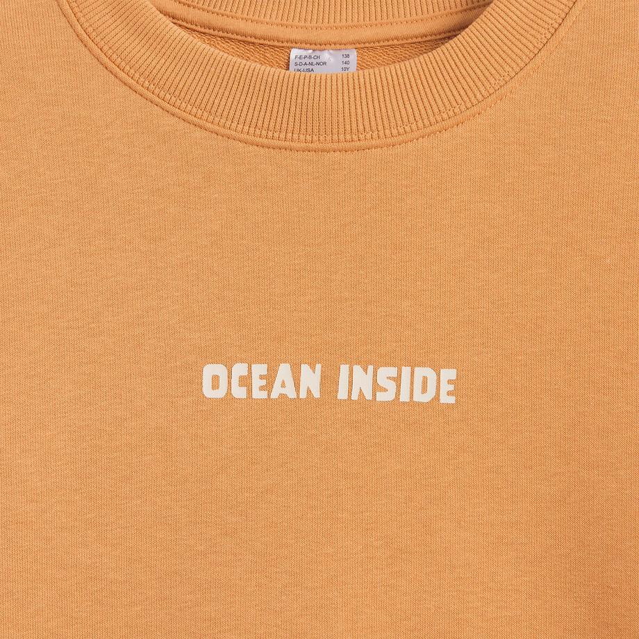 La Redoute Collections  Sweatshirt mit Rundhalsausschnitt 