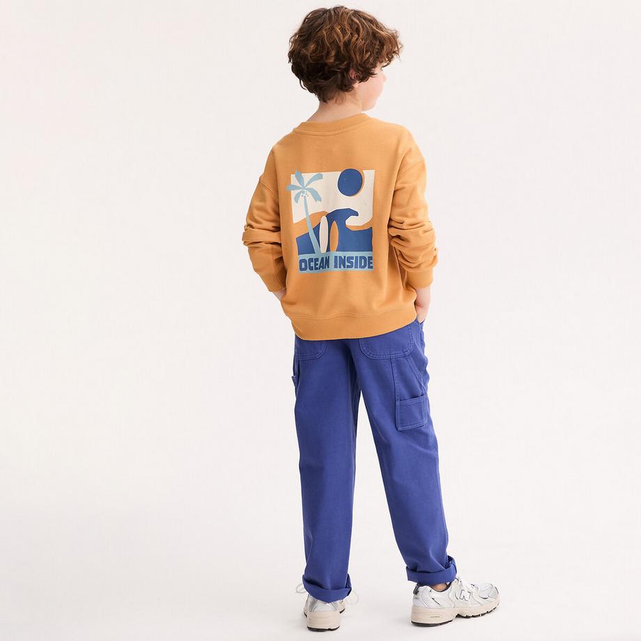 La Redoute Collections  Sweatshirt mit Rundhalsausschnitt 