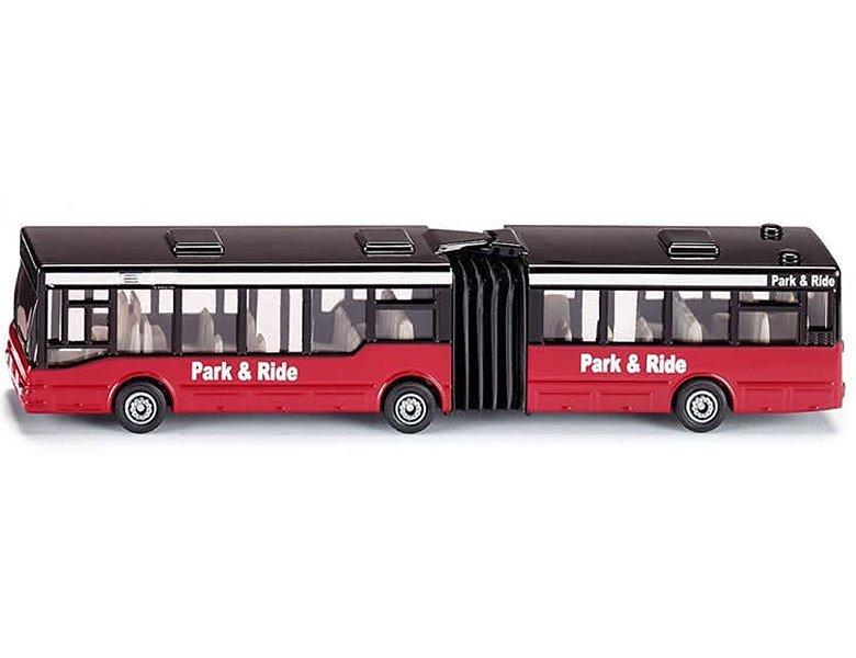 Image of 1617, Gelenkbus, Metall/Kunststoff, Rot, Bereifung aus Gummi, Spielzeugfahrzeug für Kinder