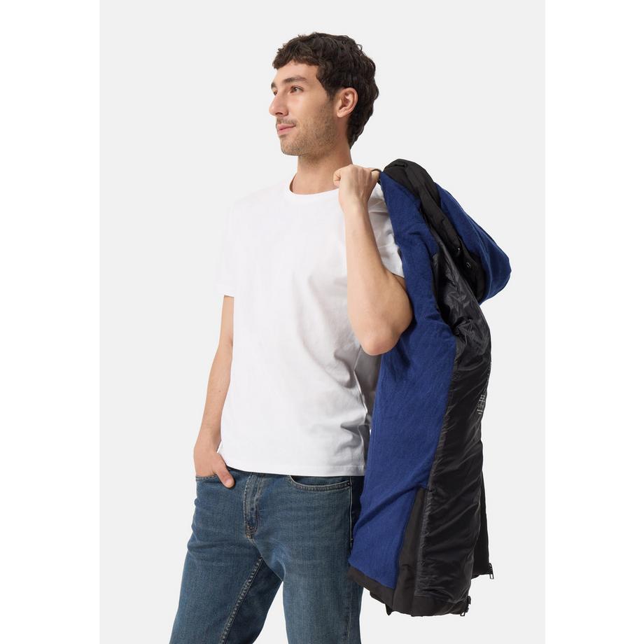 CASH-MERE.CH Parka en duvet Manteau avec capuche et doublure en cachemire  