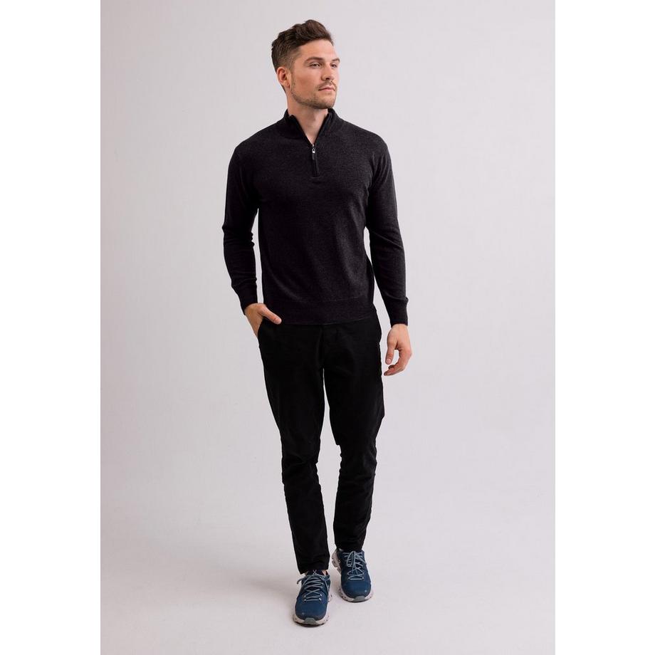 CASH-MERE.CH Kaschmir Stehkragen Pullover  