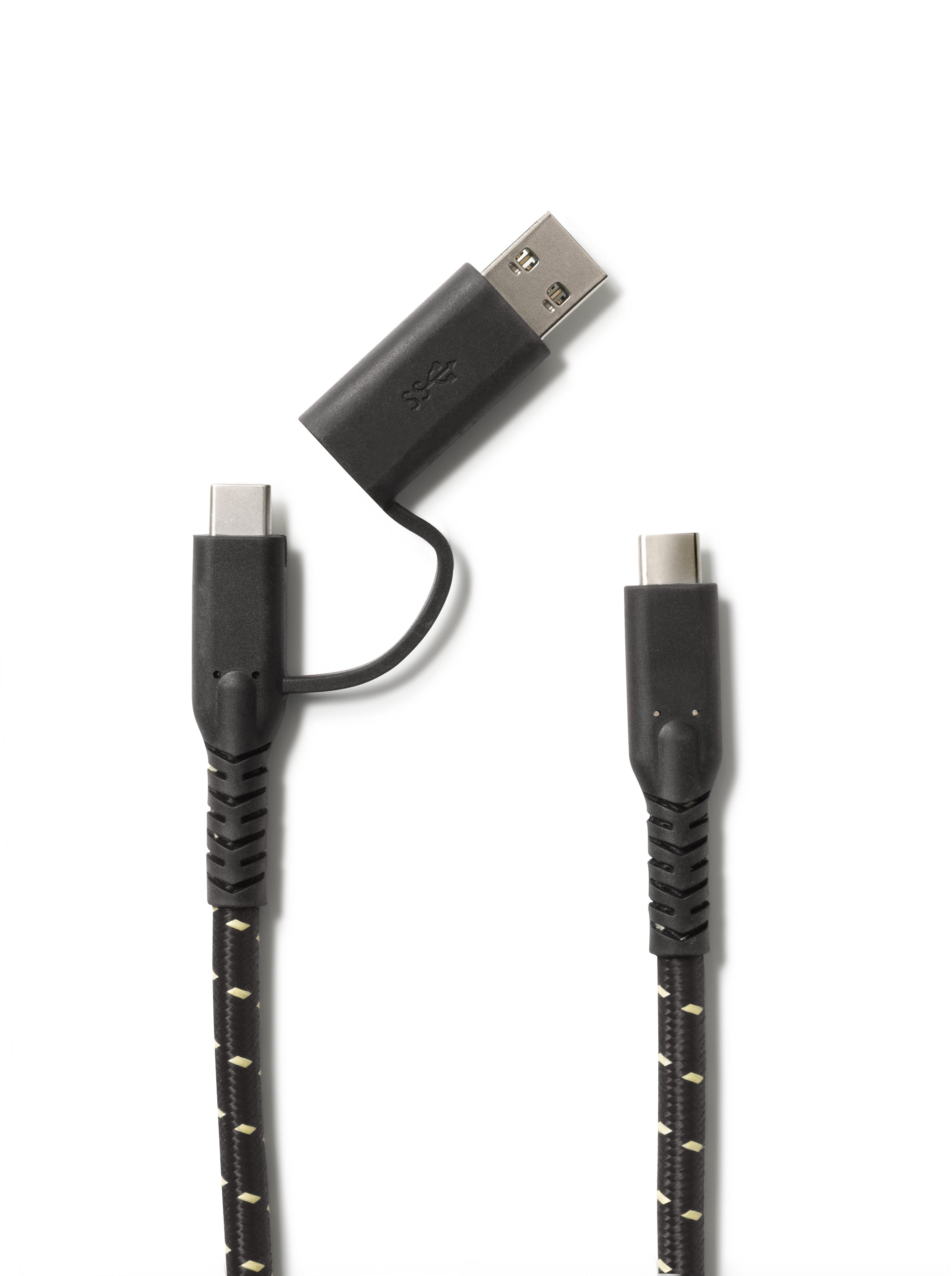 Fairphone  000-0046-000000-0003 USB Kabel 1,2 m USB 3.2 Gen 2 (3.1 Gen 2) USB C Schwarz, Gelb 