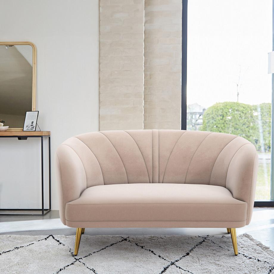 La Redoute Intérieurs Banquette velours 2/3 places  