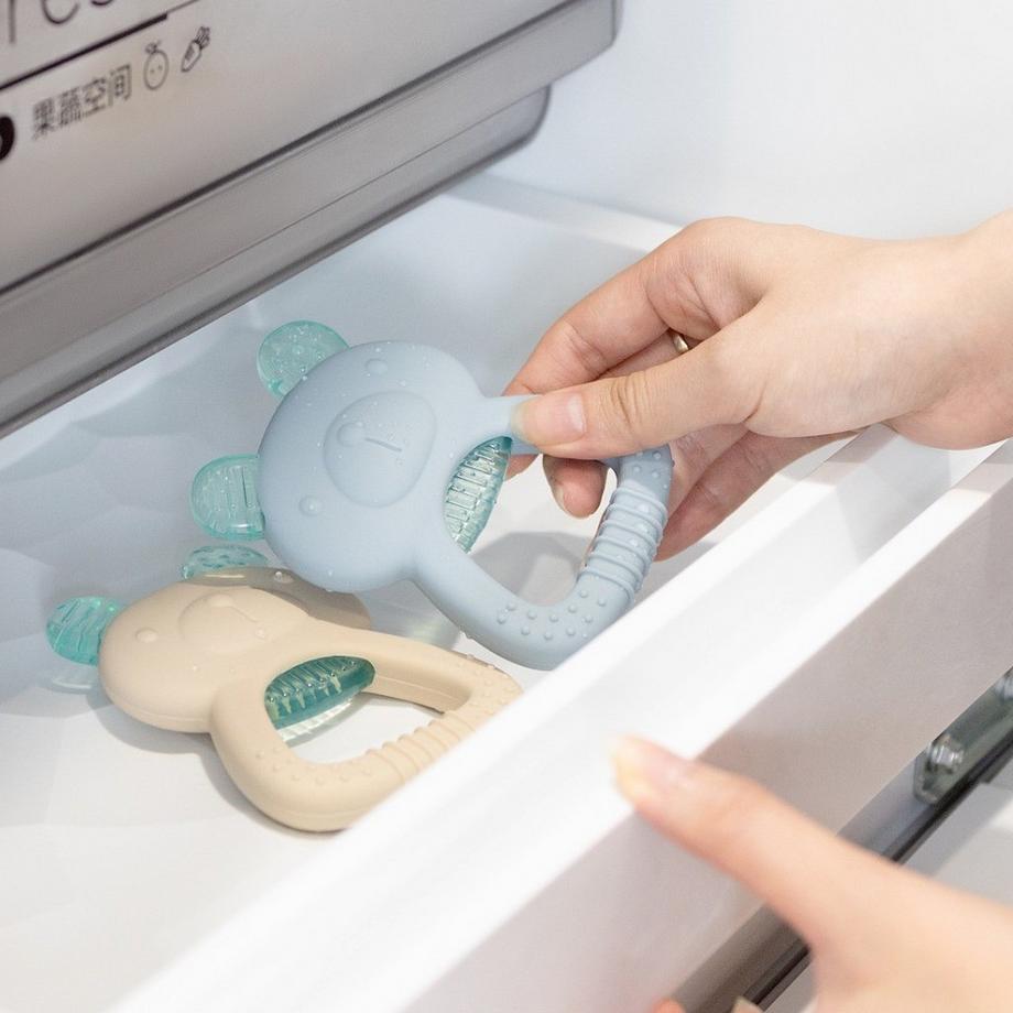 Misiu  Anneau de dentition réfrigérant en silicone petit ours 