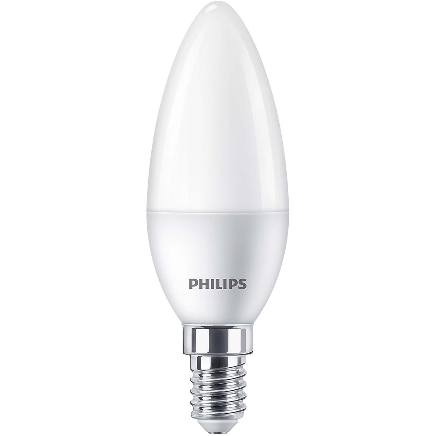 PHILIPS Pack de 3 LED E14 Krone 5W (40W) Givre 470lm  