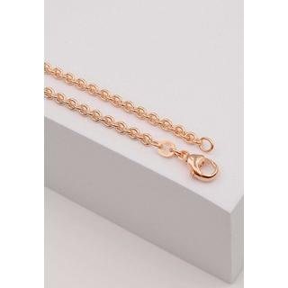 MUAU Schmuck  Bracelet rond forçat en or rose 750, 19cm, 3,1mm 