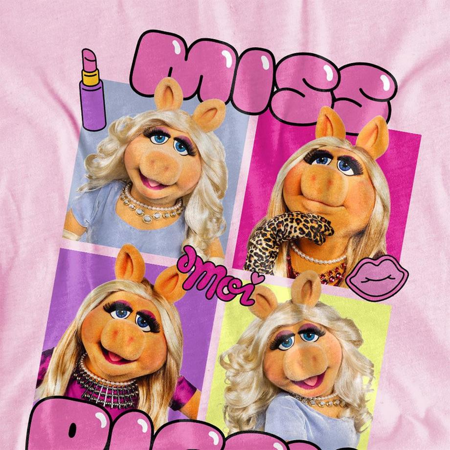 The Muppets  T-ShirtMotif Piggy La Cochonne Motiftyle Boîte 