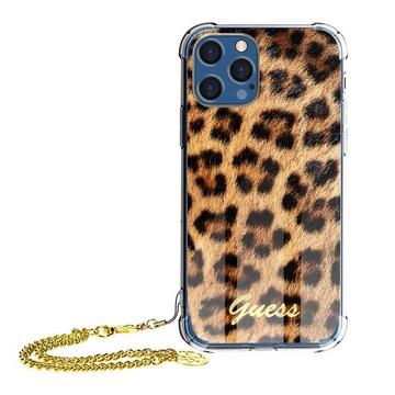 Cover Leopardata iPhone 12 Pro Max Guess