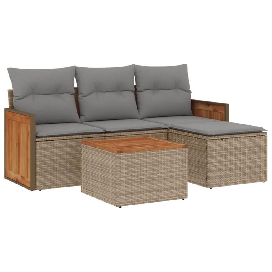 Garten sofagarnitur poly-rattan