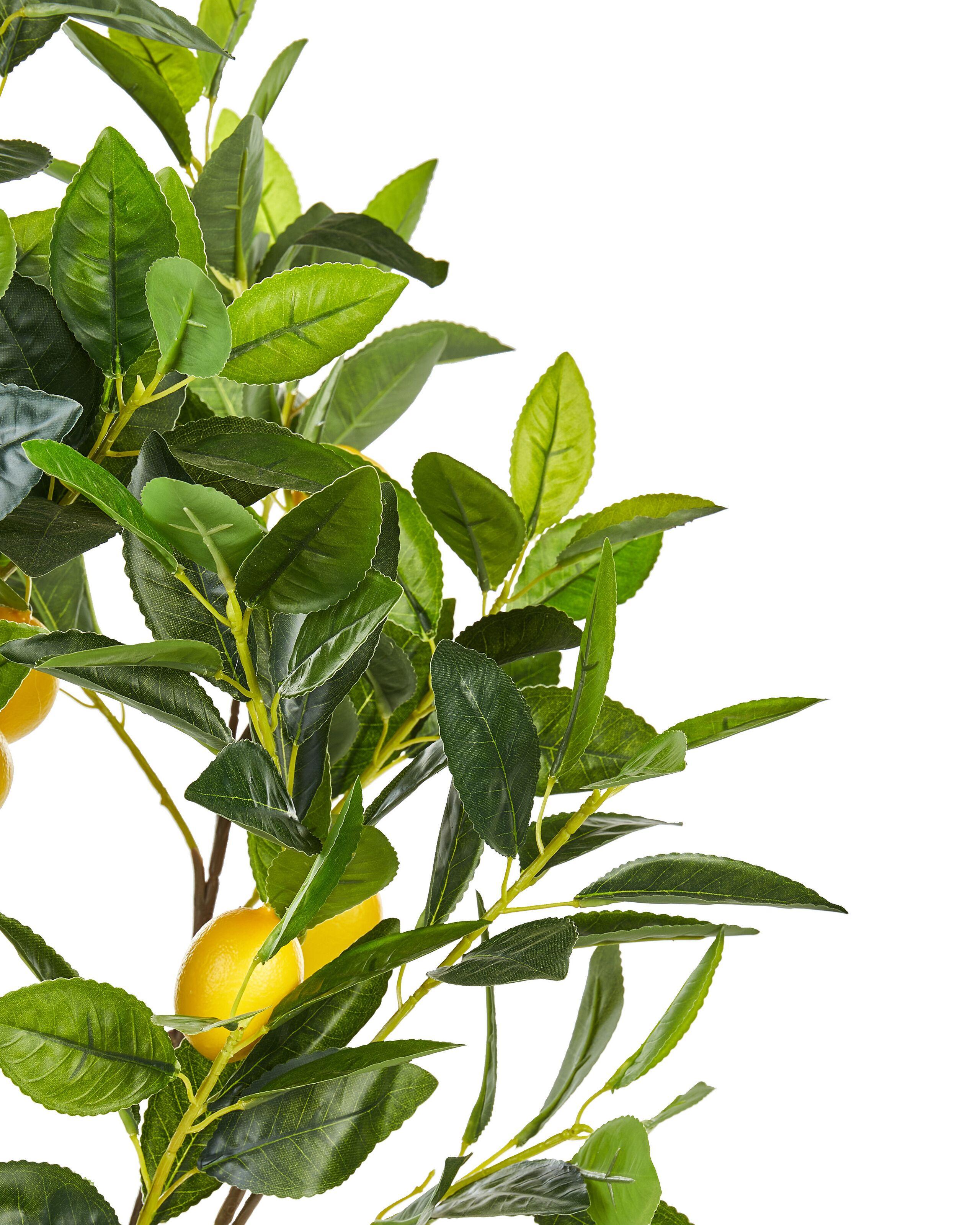 Beliani Kunstpflanze aus Kunststoff LEMON TREE  