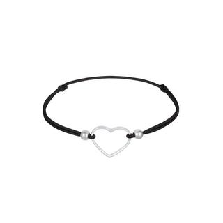 Elli  Armband Herz Liebe Elastisches Gummiband 925 Silber 