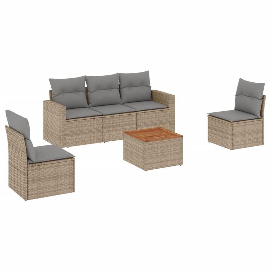 VidaXL Garten sofagarnitur poly-rattan  