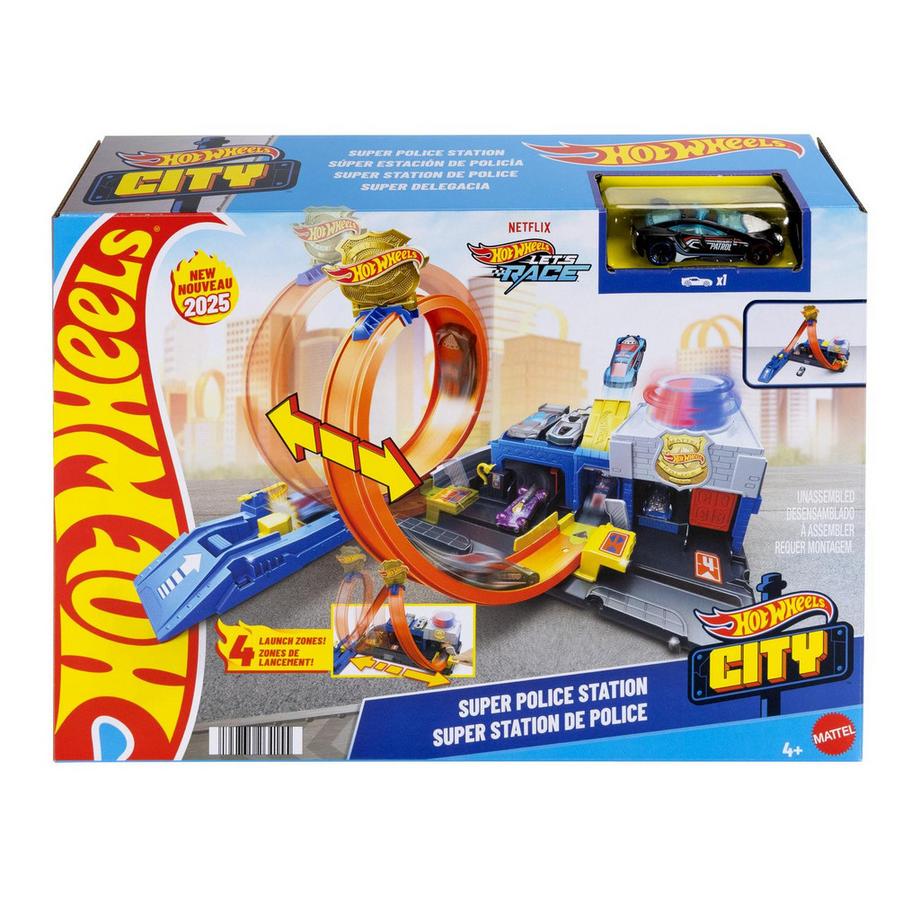 Hot Wheels  City Super Polizeistation (1:64) 