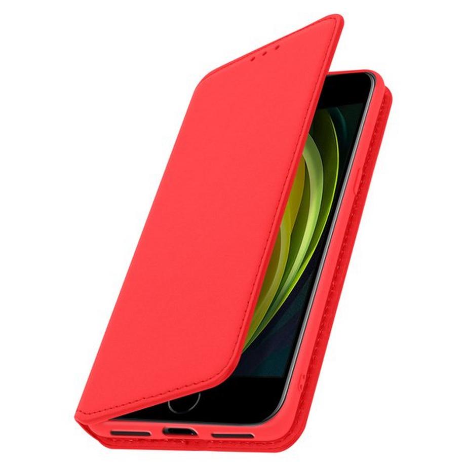 Avizar  Custodia Flip iPhone SE / 7 / 8 rosso 