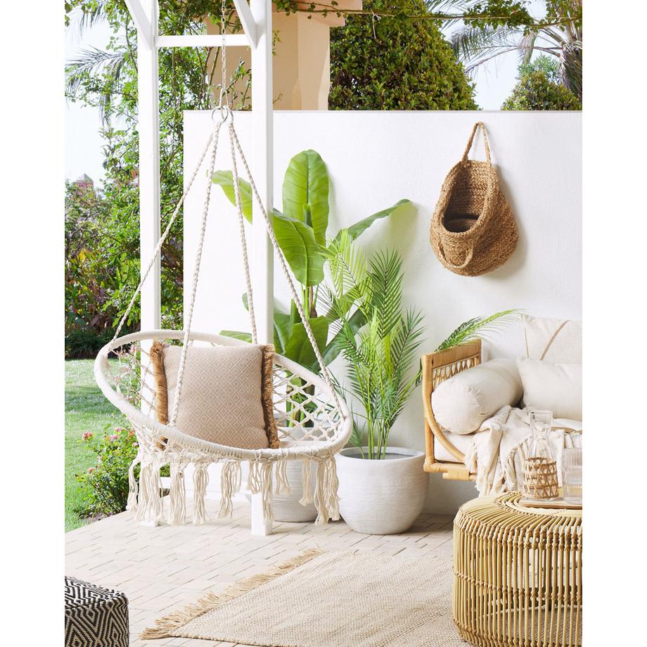 Beliani Hängesessel aus Baumwolle  GABELLA  