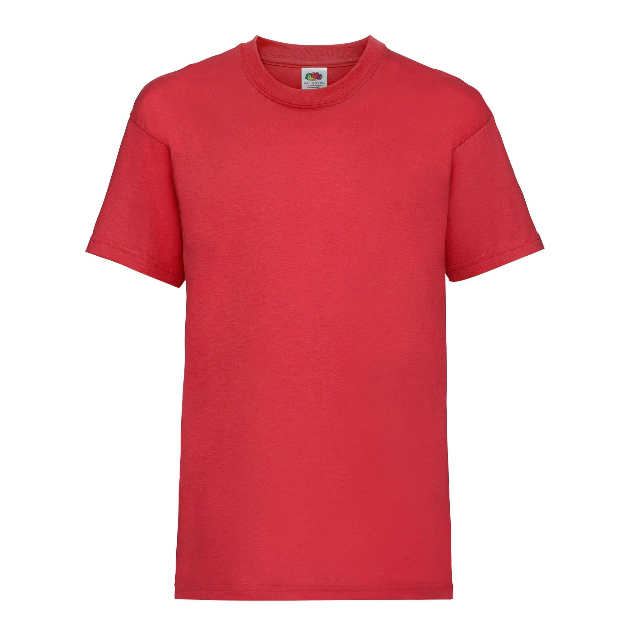Image of Value Tshirt Mädchen Rot Bunt 92