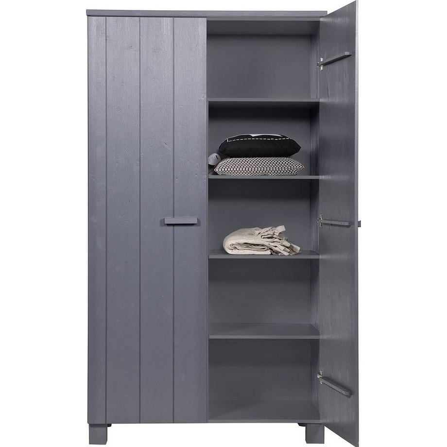 mutoni Schrank Dennis Kiefer stahlgrau  
