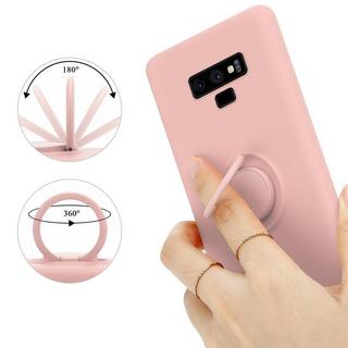 Cadorabo  Hülle für Samsung Galaxy NOTE 9 TPU Silikon mit Ring Liquid 