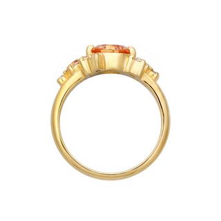 Elli  Bague Femmes Cocktail Déclaration Avec Zirconium 