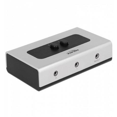 DeLock  Switchbox 2 Port 3.5mm Klinke 