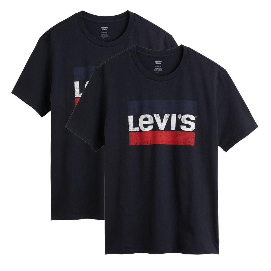 Levis  T-shirt  Paquet de 2 Confortable à porter-Sportswear Logo Graphic Tee 