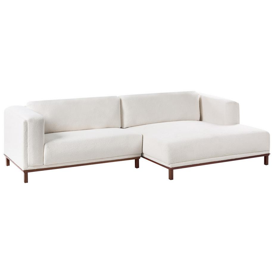 Beliani Ecksofa aus Bouclé  VENG  