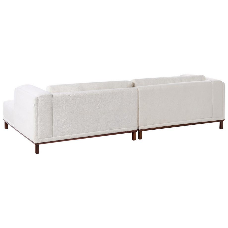 Beliani Ecksofa aus Bouclé  VENG  